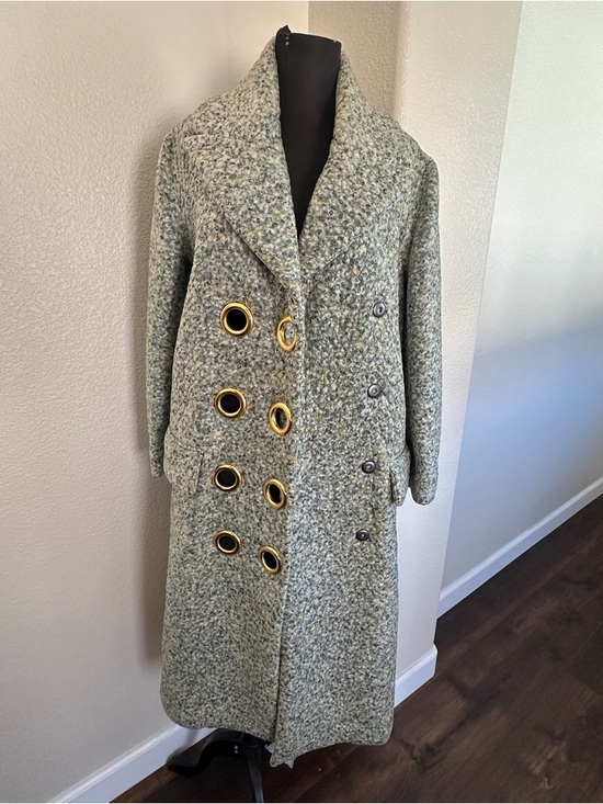 Burberry Jackets & Blazers - Burberry Double-Breasted Coat with Gold Eyelets